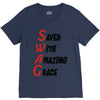saved with amazing grace V-Neck Tee