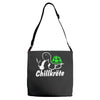 chillkr&ouml;te  fun kult shit bong marihuana joint smoke weed punk gras Adjustable Strap Totes