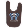 argentina 78 world cup 1978 retro football Baby Bibs