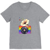 Ceremony of Love with Rainbow Colors V-Neck Tee