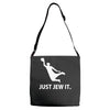 just jew it  funny comic religious comedy sport Adjustable Strap Totes