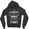 legendary riders are born in 1990 Zipper Hoodie
