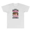 Never Underestimate A Man Who Watches Friends And Was Born in December All Over Men's T-shirt