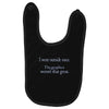 i went outsude once Baby Bibs