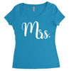 mrs. Women's Triblend Scoop T-shirt