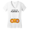 Waiting for Player 3 Gamer Women's V-Neck T-Shirt