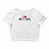 i love books Crop Top