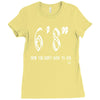 now you don't have to ask t4ll Ladies Fitted T-Shirt