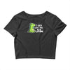sad t rex Crop Top