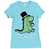 tee rex Ladies Fitted T-Shirt