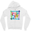 pop off brush Zipper Hoodie
