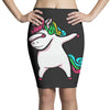 DABBİNG LEPRECHAUN UNİCORN Pencil Skirts