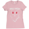 ghose face halloween Ladies Fitted T-Shirt