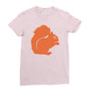 squirrel Ladies Fitted T-Shirt