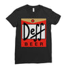 duff parody deff Ladies Fitted T-Shirt