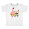spongebob squarepants and patrick christmas Toddler T-shirt