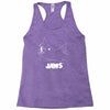 jaws chalk board movie licensed cotton blend adult Racerback Tank