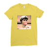 Michelangelo David Bubble Gum Ladies Fitted T-Shirt