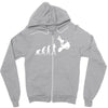 moto cross free style evolution cool Zipper Hoodie