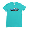 1965 corvette sting ray classic car, ideal birthday gift or pres Ladies Fitted T-Shirt