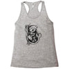 fish boat sea fishing Racerback Tank