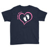 Baby Girl with Heart Any Name Customized Youth Tee