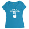 get nogged up funny Women's Triblend Scoop T-shirt