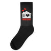 new i love house Socks