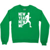 new year, new me running fitness Crewneck Sweatshirt