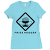 fries hogger Ladies Fitted T-Shirt
