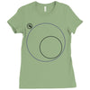Outside Circle Ladies Fitted T-Shirt