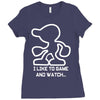 game and watch parody video game Ladies Fitted T-Shirt