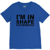 i'm in shape round is a shape V-Neck Tee