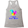 i want your nuts Racerback Tank