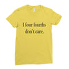 four fourths Ladies Fitted T-Shirt