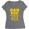 dad bod Women's Triblend Scoop T-shirt