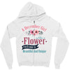 A December Girl Like A Flowers Zipper Hoodie