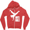 80's rule break dancer Zipper Hoodie