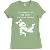 alternatives to war play rugby Ladies Fitted T-Shirt