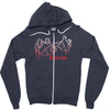 horror hands Zipper Hoodie