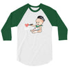 Cute Baby Painter's Dad Love 3/4 Sleeve Shirt