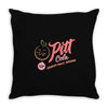 pitt cola Throw Pillow