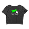 dino fast food  fun Crop Top