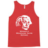 without a moustache einstein proud hirsute mustachioed grooming Tank Top