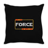 may the force be with you Throw Pillow