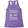 ugly santa claus Racerback Tank