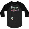 Muggle on Board Watercolor 3/4 Sleeve Shirt