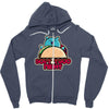 soft taco night Zipper Hoodie