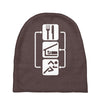 v2 eat sleep run Baby Beanies