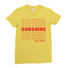 Good Morning Sunshine Ladies Fitted T-Shirt